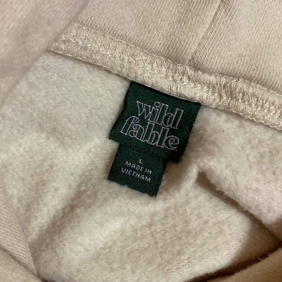 Women’s Pink Tie-dye Oversized Crop Hoodie Size Large Relaxed Comfort Casual - Picture 5 of 11